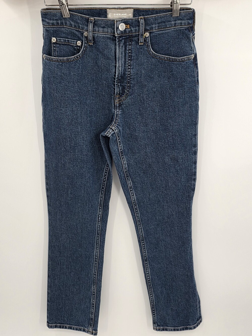 Everlane The Original Cheeky Jean Dark Wash Blue Denim Jeans Size 26